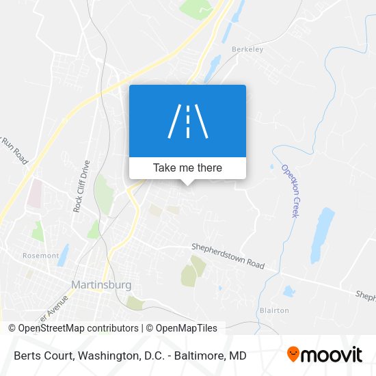 Berts Court map