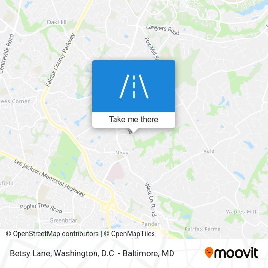 Betsy Lane map