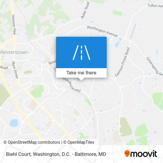 Biehl Court map