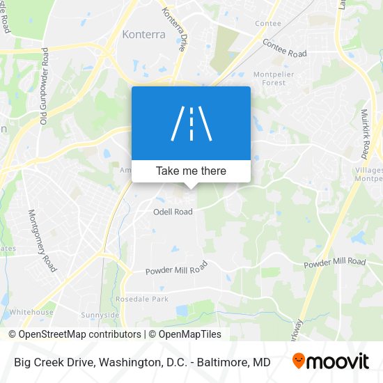 Big Creek Drive map