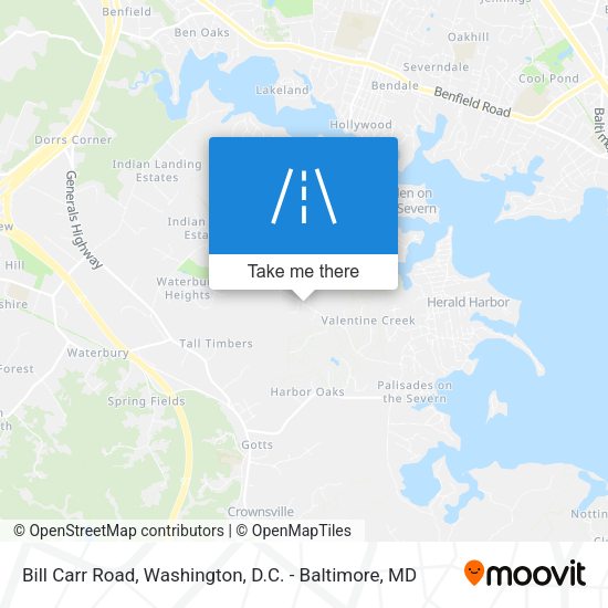 Bill Carr Road map