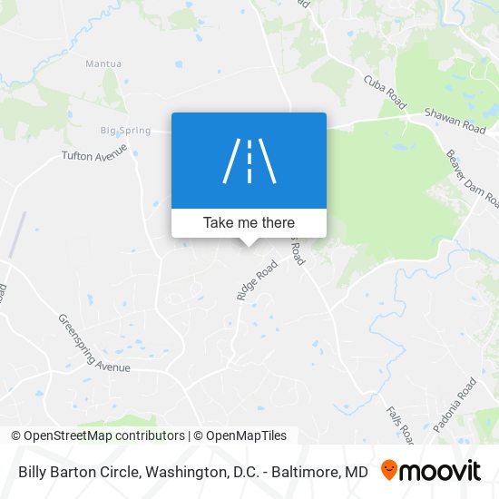 Mapa de Billy Barton Circle