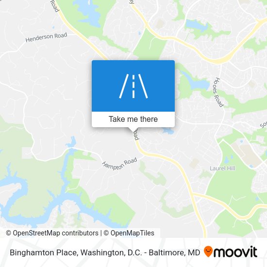 Mapa de Binghamton Place