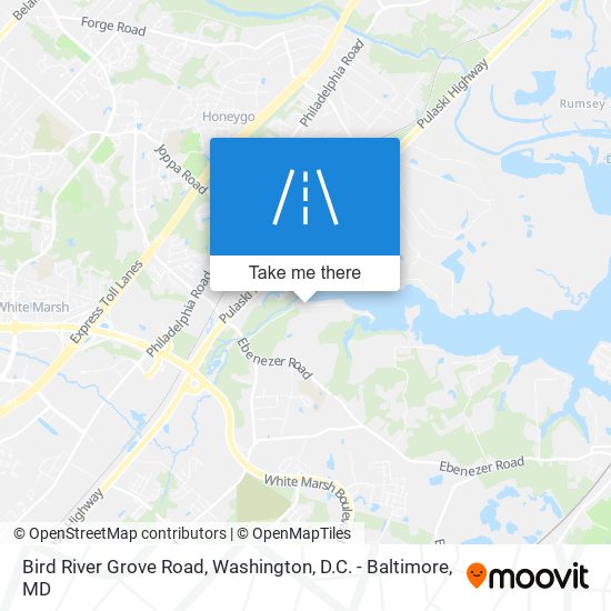 Mapa de Bird River Grove Road