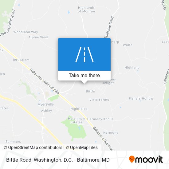 Mapa de Bittle Road