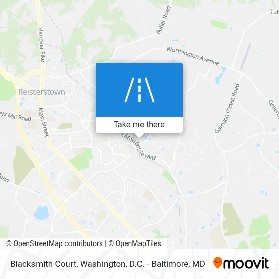 Blacksmith Court map