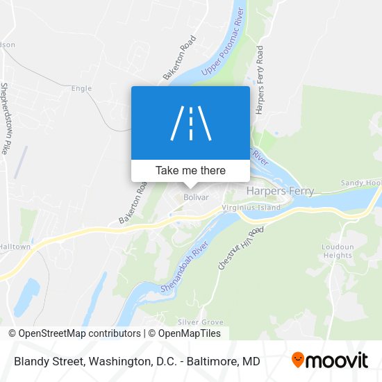 Blandy Street map