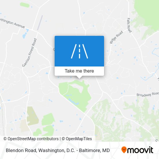 Mapa de Blendon Road