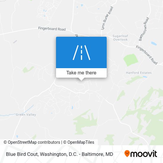 Blue Bird Cout map