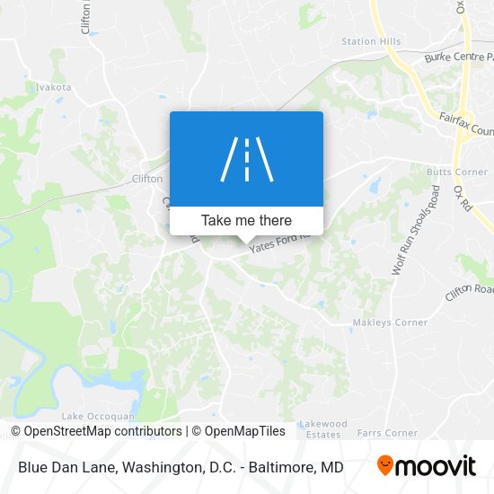 Mapa de Blue Dan Lane