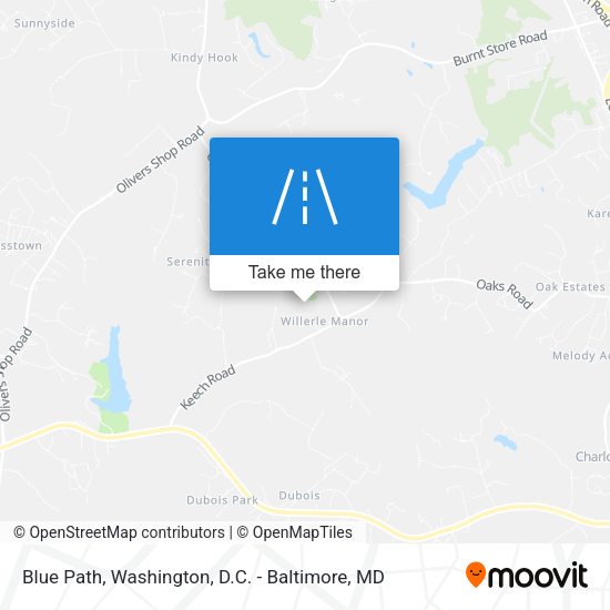 Blue Path map