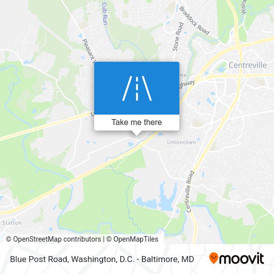 Blue Post Road map