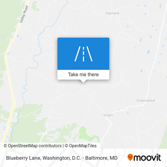 Mapa de Blueberry Lane