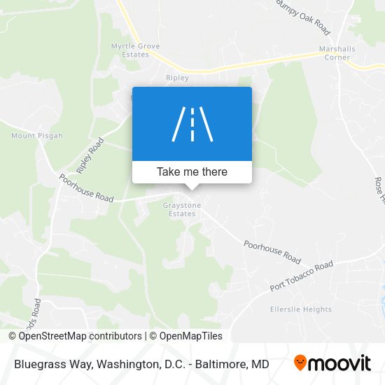 Mapa de Bluegrass Way