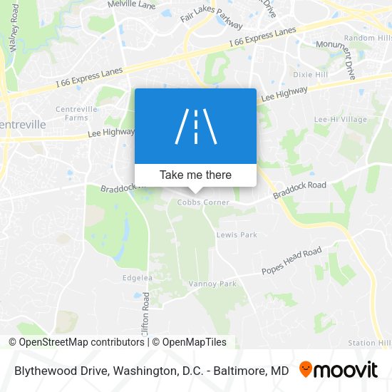 Mapa de Blythewood Drive