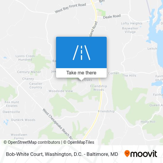Bob-White Court map