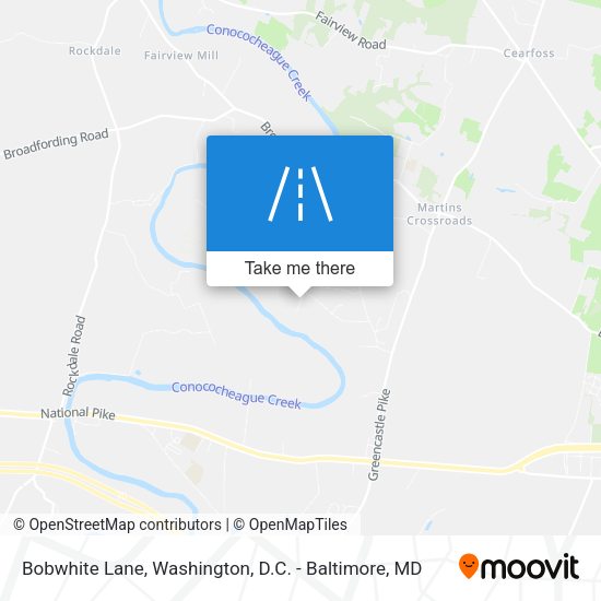 Bobwhite Lane map