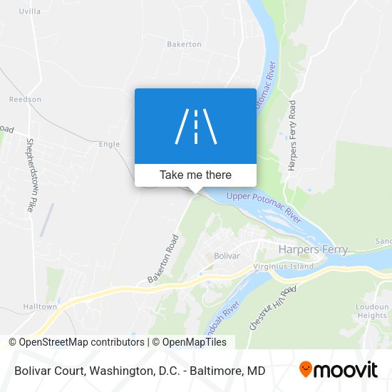 Bolivar Court map