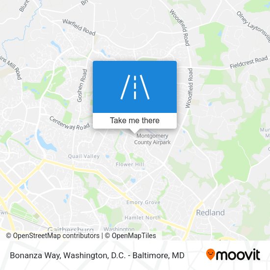 Bonanza Way map