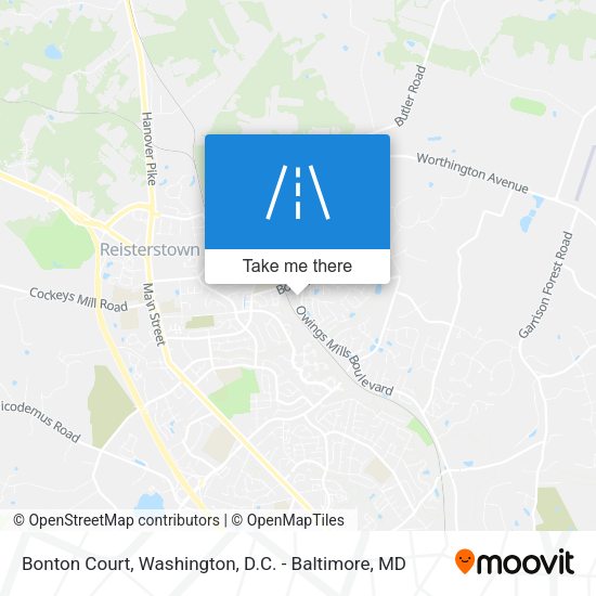 Mapa de Bonton Court