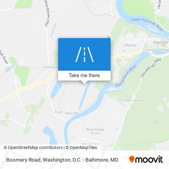 Mapa de Boomery Road