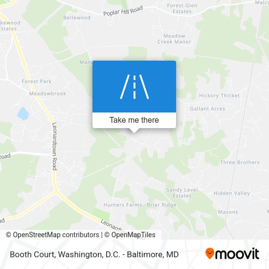 Booth Court map