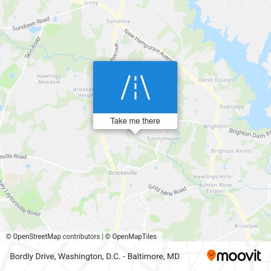 Mapa de Bordly Drive