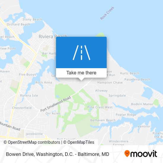 Bowen Drive map