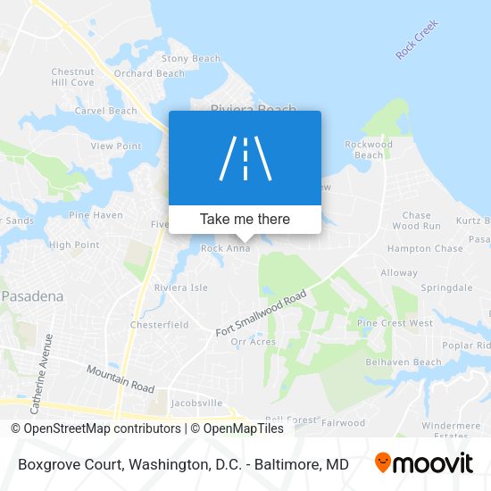 Mapa de Boxgrove Court