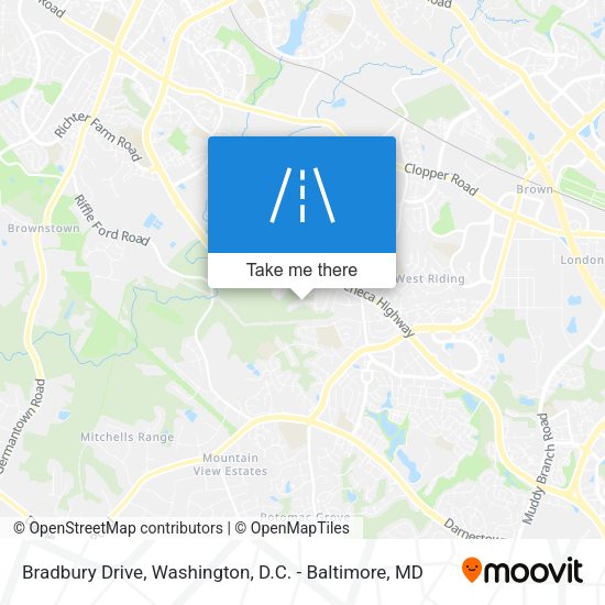 Mapa de Bradbury Drive