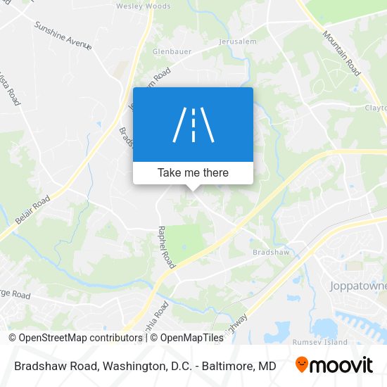 Mapa de Bradshaw Road