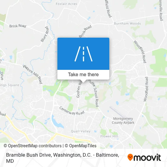 Bramble Bush Drive map