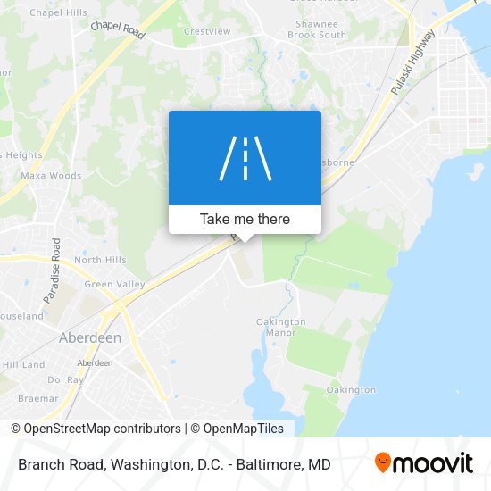 Mapa de Branch Road