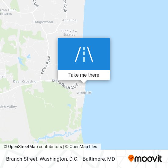 Mapa de Branch Street