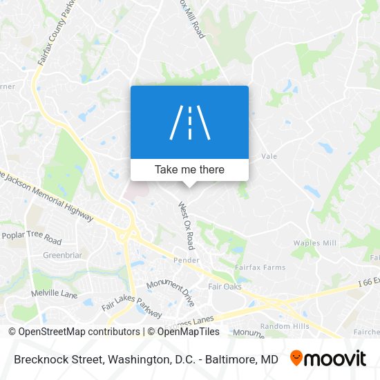 Mapa de Brecknock Street