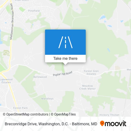 Breconridge Drive map
