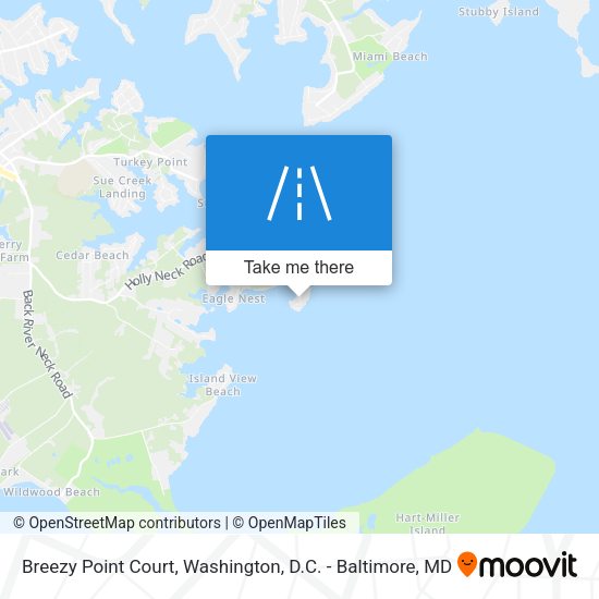 Breezy Point Court map