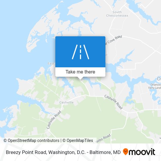 Mapa de Breezy Point Road