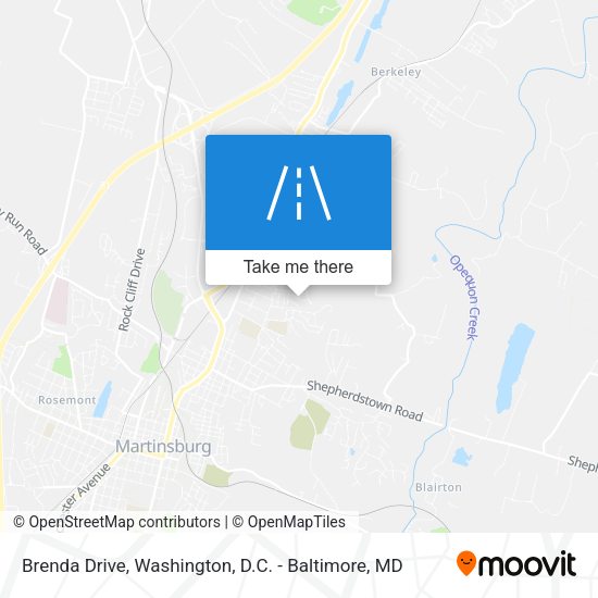 Brenda Drive map
