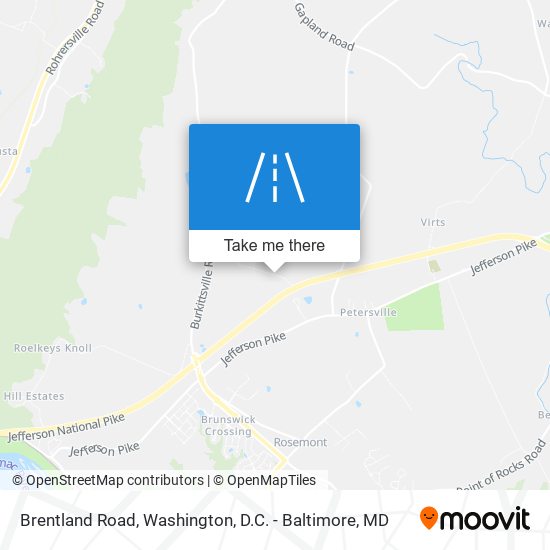 Brentland Road map