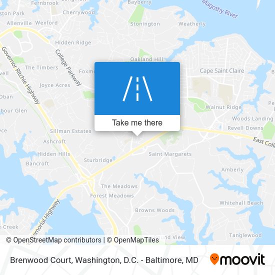Mapa de Brenwood Court