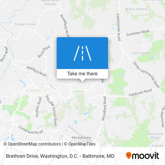 Brethren Drive map