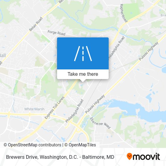 Mapa de Brewers Drive