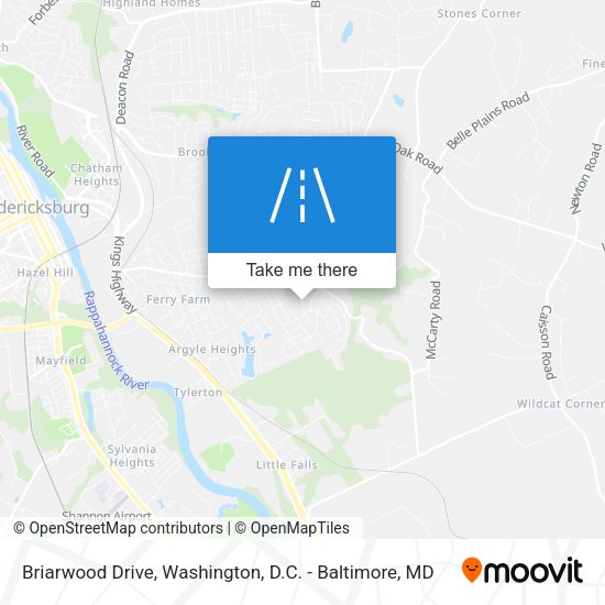 Mapa de Briarwood Drive