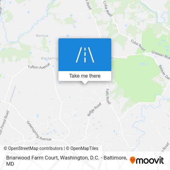 Briarwood Farm Court map
