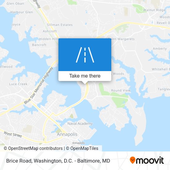 Brice Road map