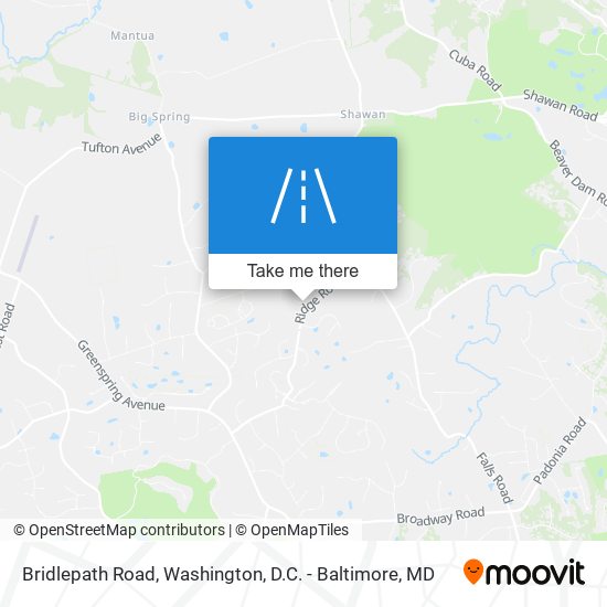 Bridlepath Road map
