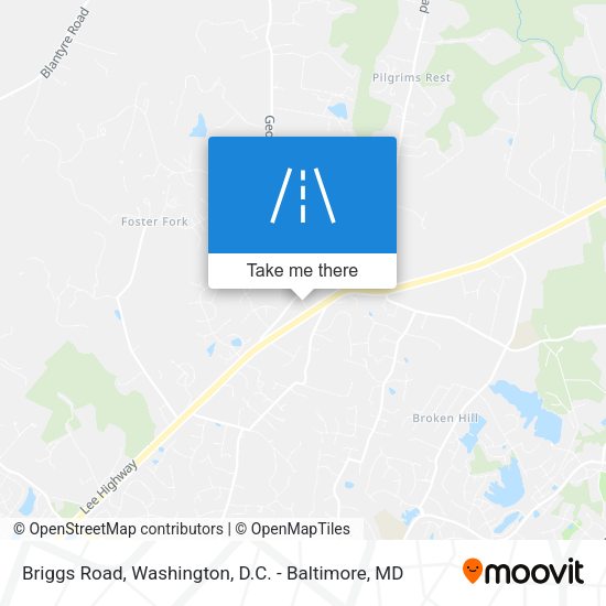 Mapa de Briggs Road