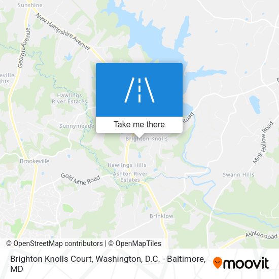 Mapa de Brighton Knolls Court
