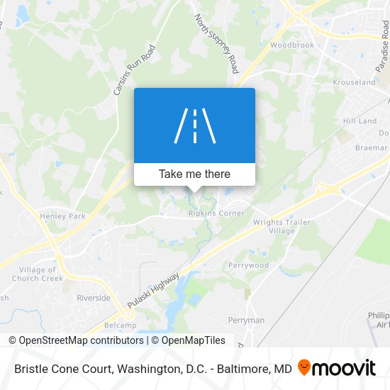 Bristle Cone Court map